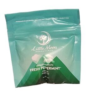 LITTLE MOON ESSENTIALS Fresh Peppermint Cooling Foot Bath 4 oz. Travel Size